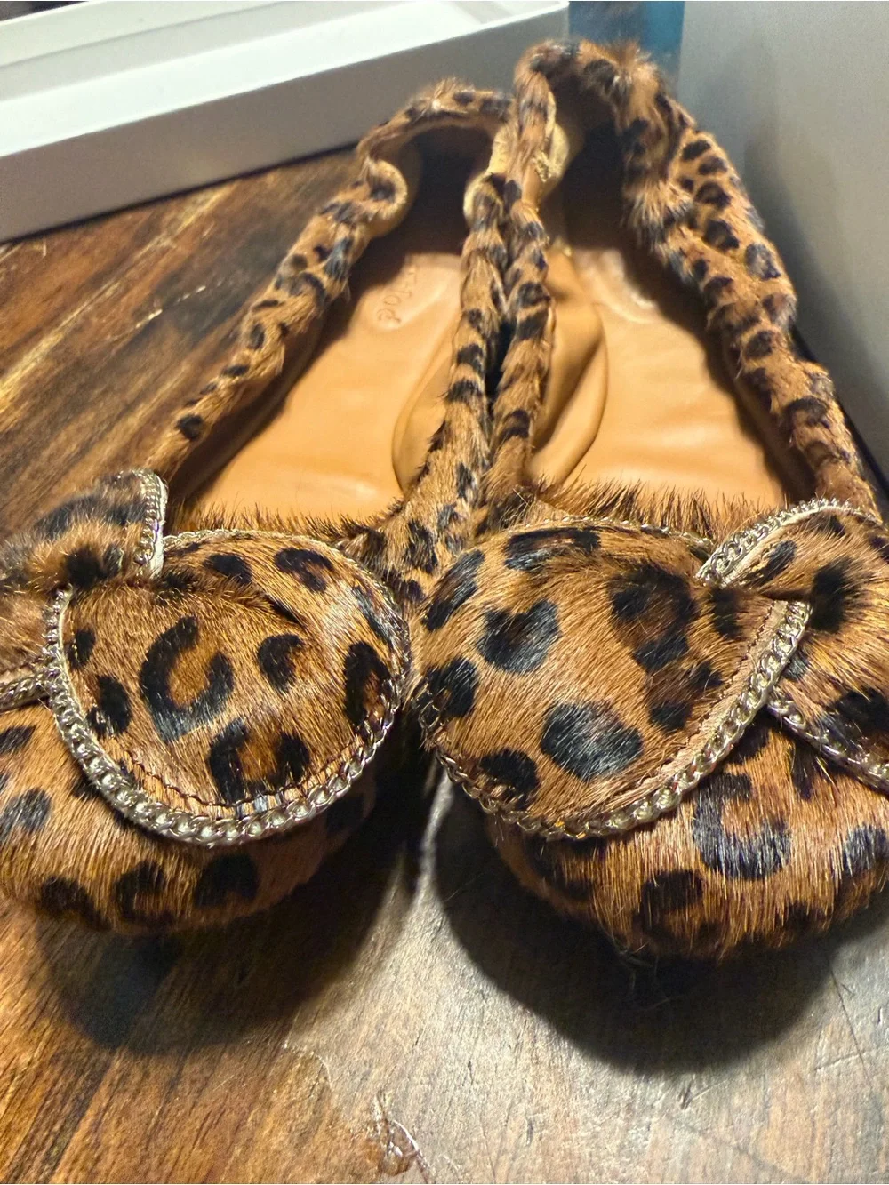 See By Chloe Leopard Print Ballet Flats in Brown - Picture 3 of 7